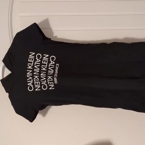 Girl's Calvin Klein dress with front pockets and hoodie. Size L (12-14)
